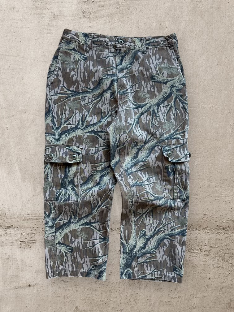 90s Real Tree Camouflage Cargo Pants - 35