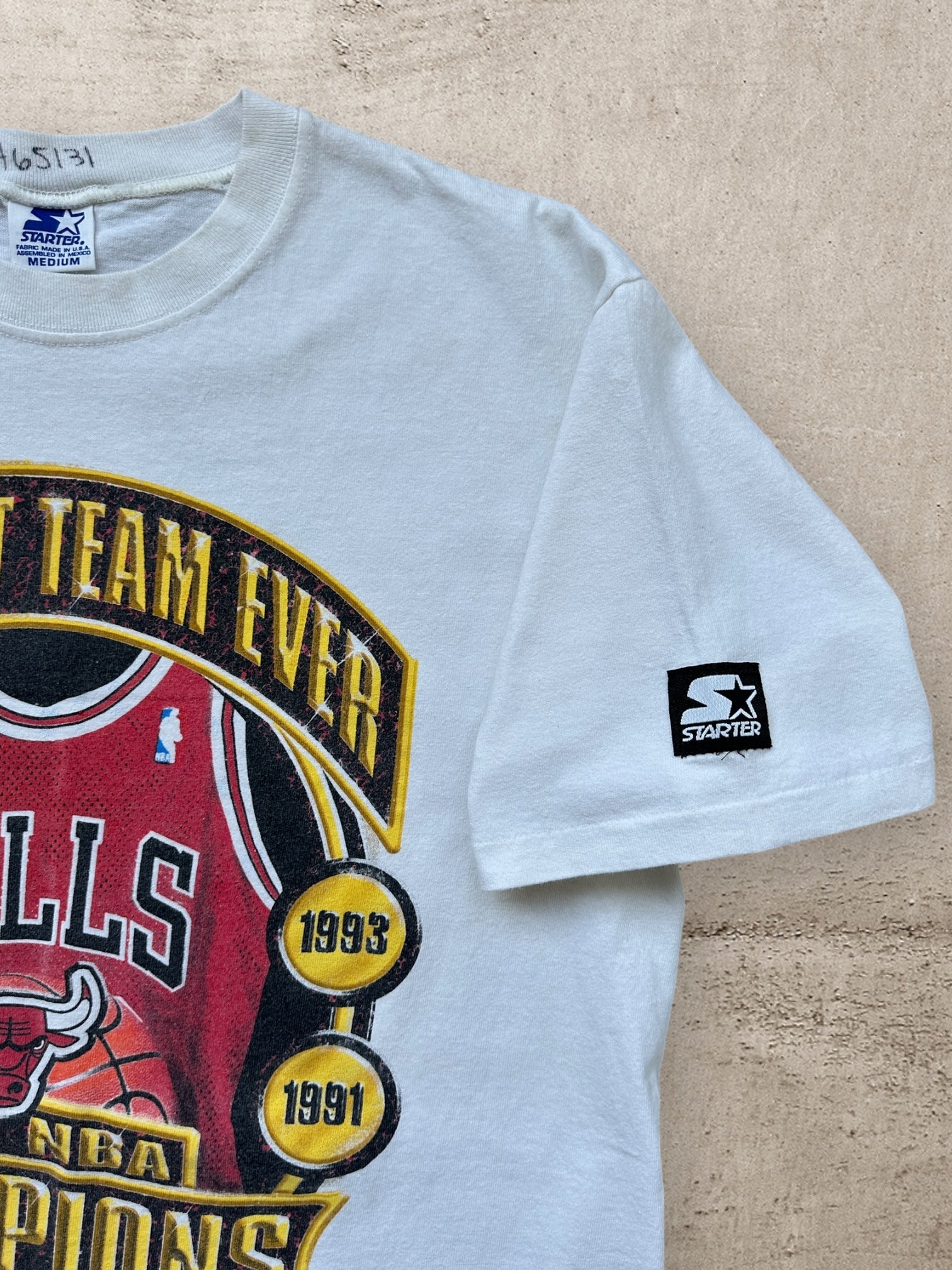90s Starter Chicago Bulls Champions Graphic T-Shirt - Large – The