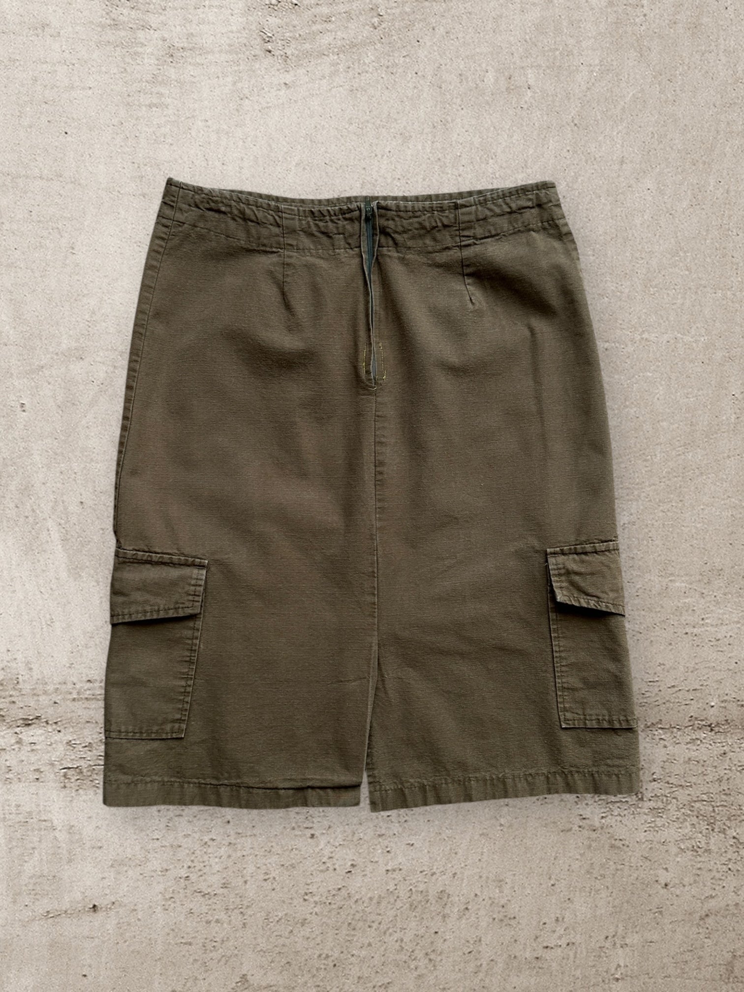 90s Cinemode Cargo Skirt - Adjustable 30”