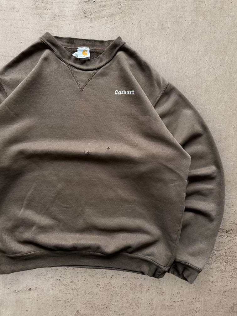 90s Carhartt Embroidered Crewneck - XL