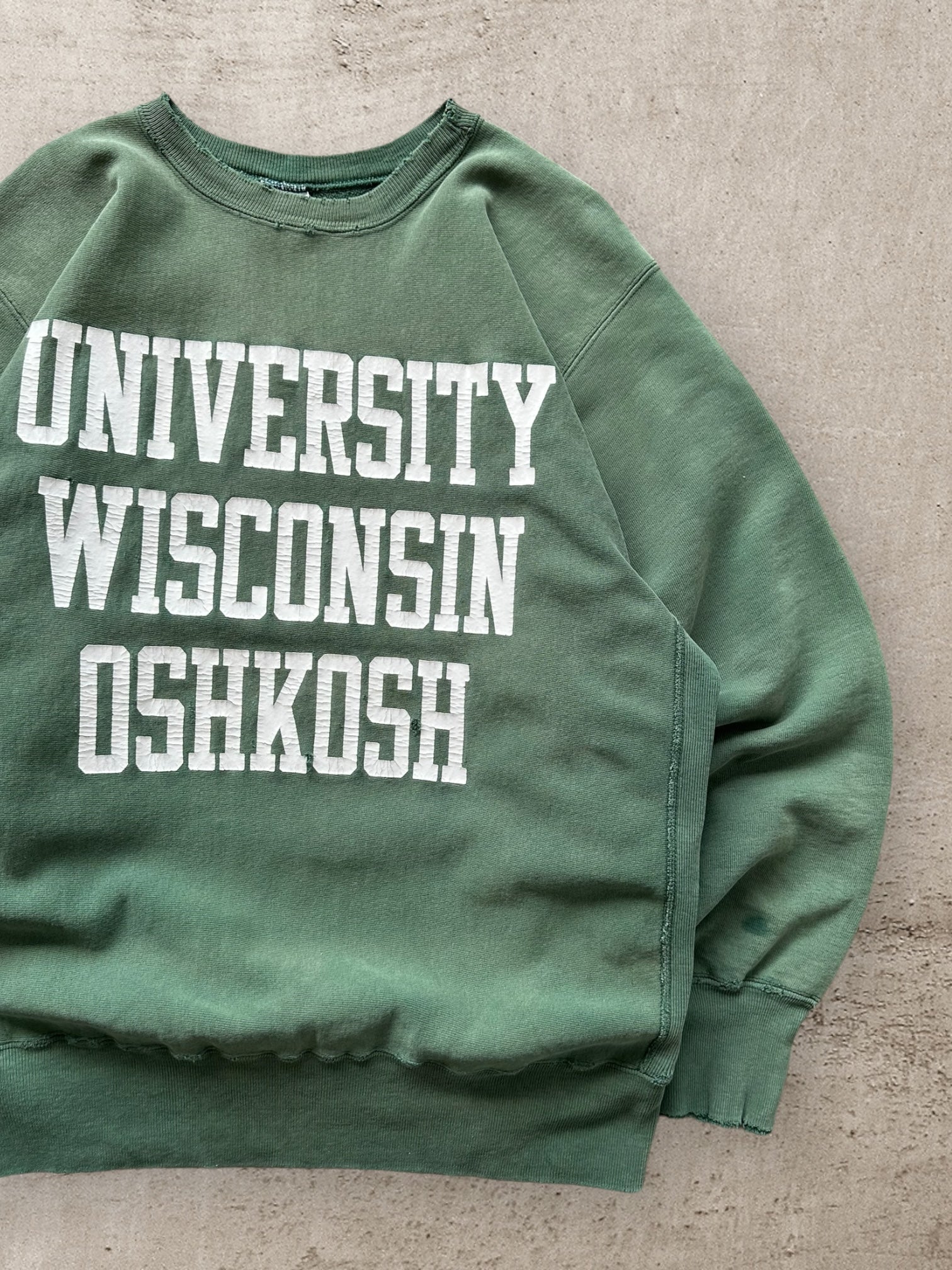 90s University of Wisconsin Oshkosh Reverse Weave - XL