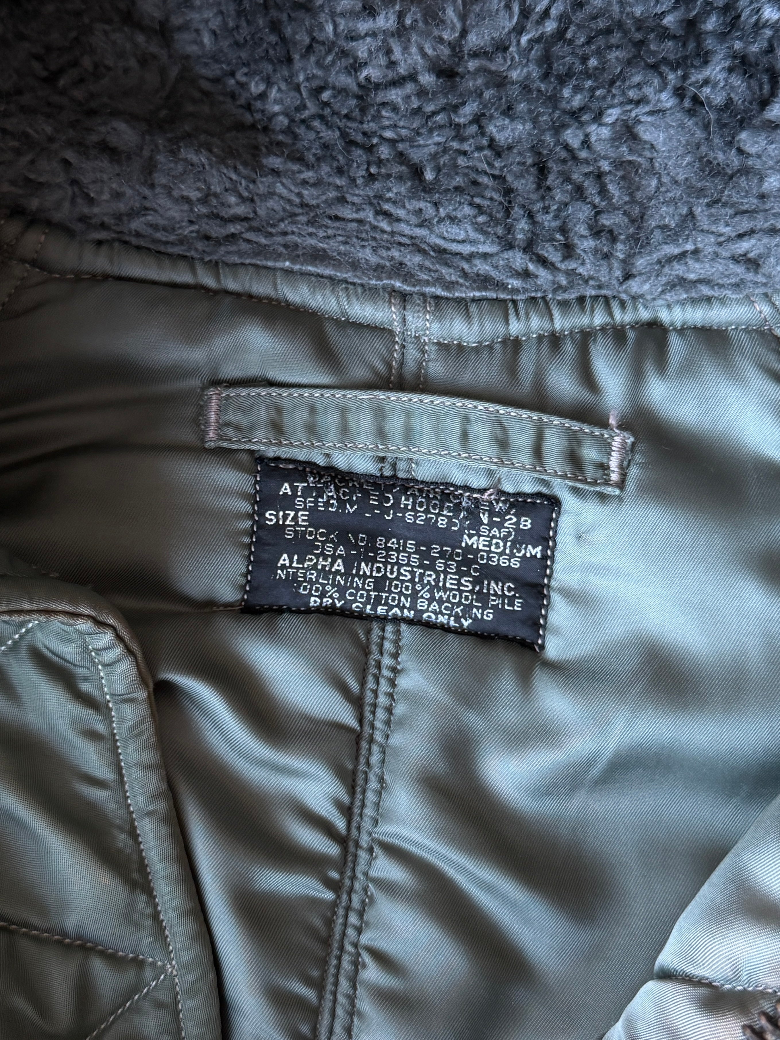 1963 N-2B USAF Flight Bomber Jacket - Medium