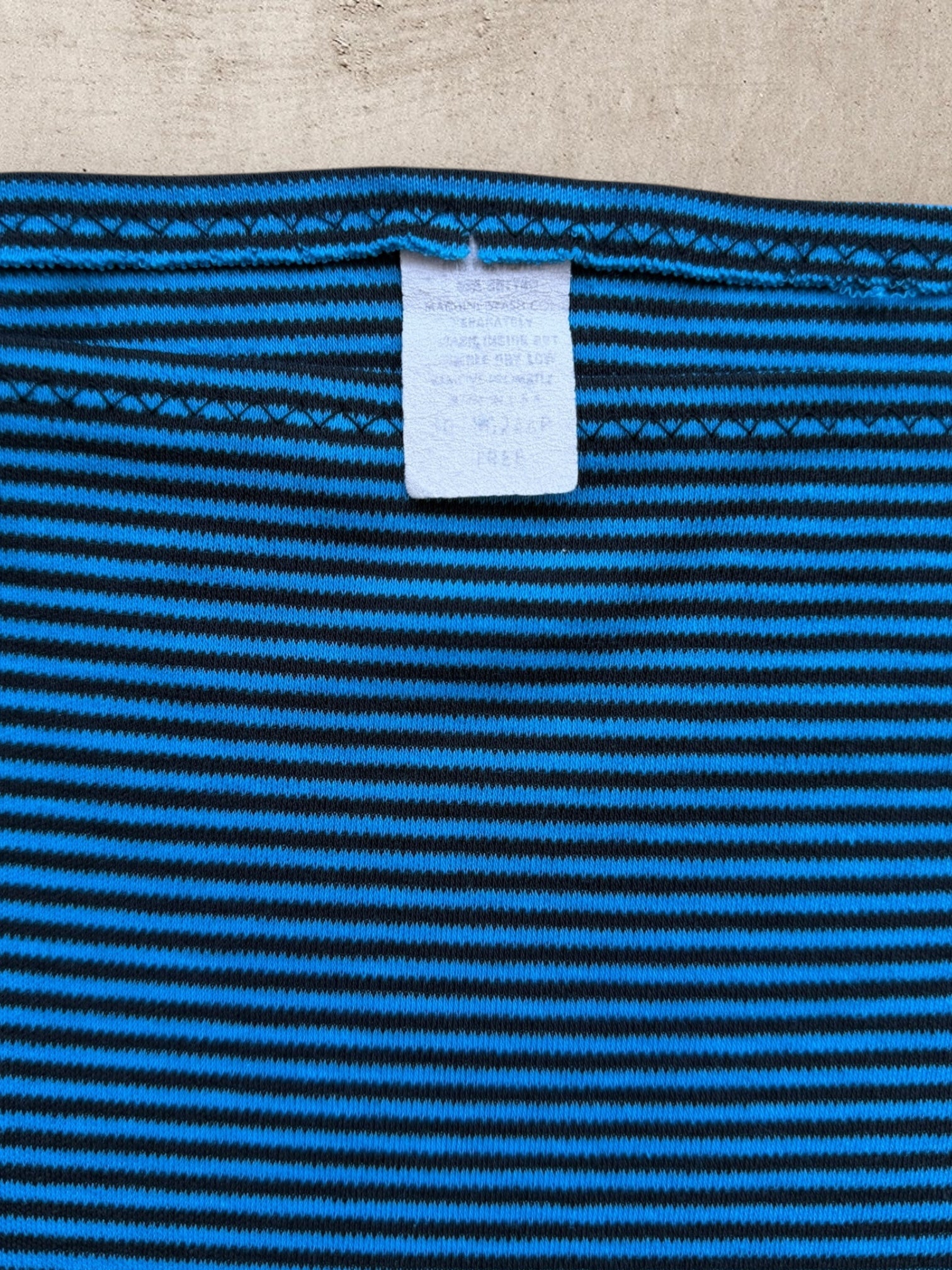 90s Striped Boatneck T-Shirt - XL