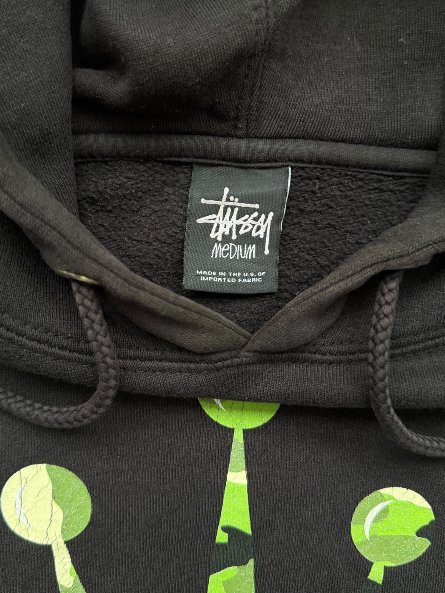 00s Stussy Crown Hoodie - Medium
