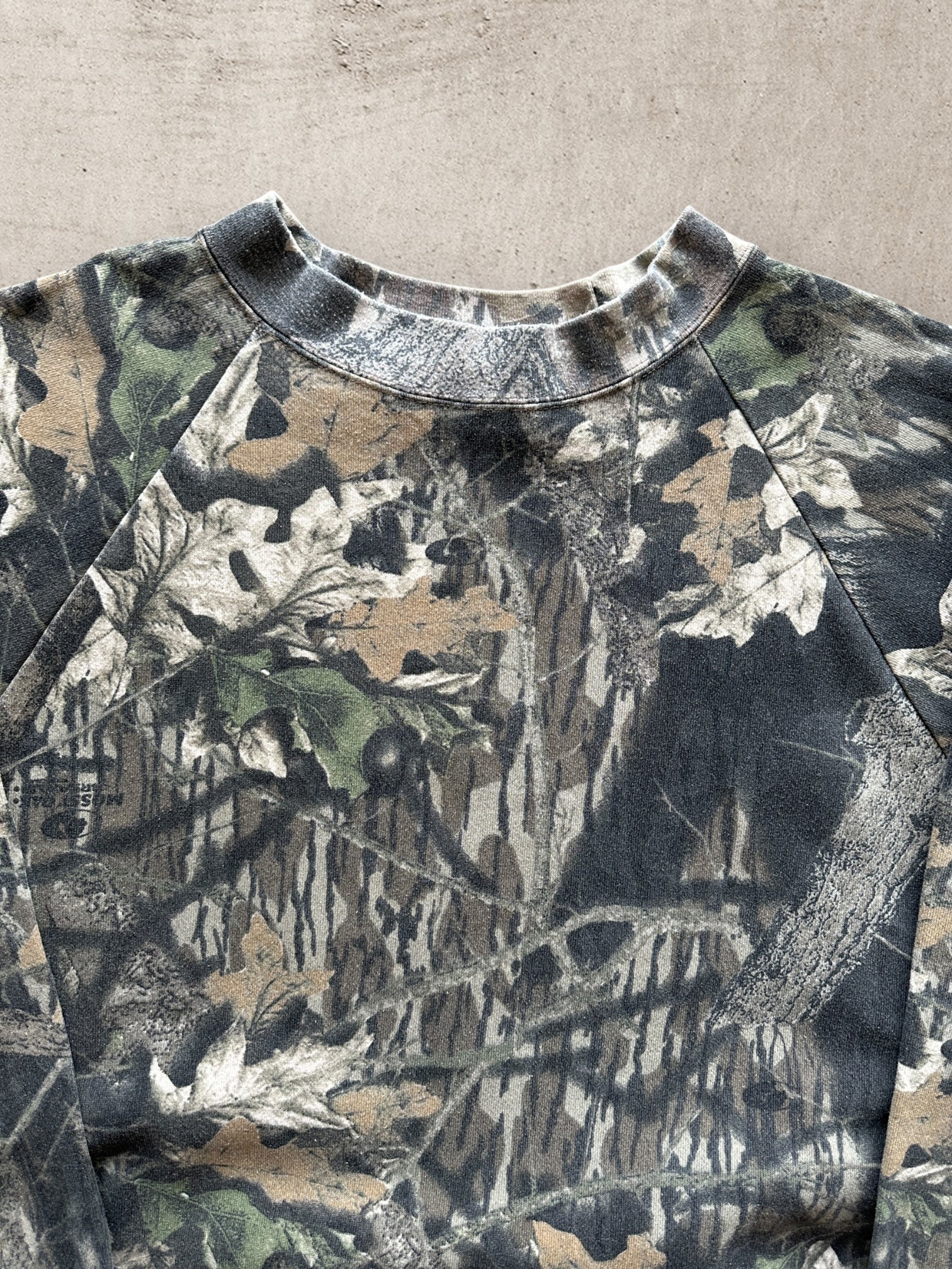 90s Mossy Oak Real Tree Camouflage Crewneck - XL