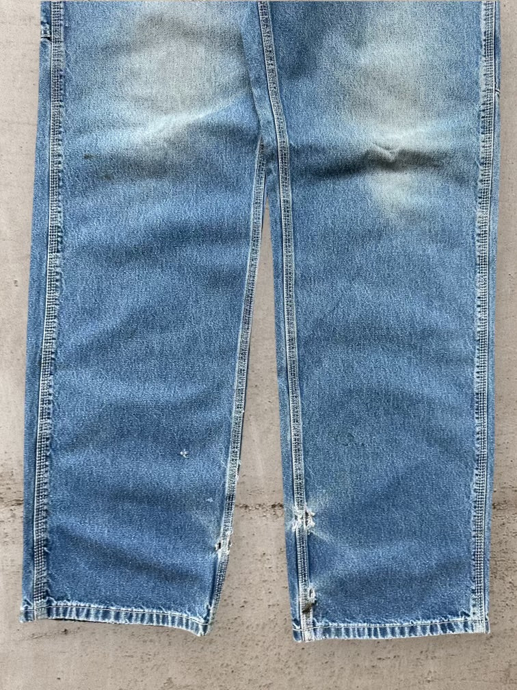 90s Carhartt Denim Carpenter Pants - 34