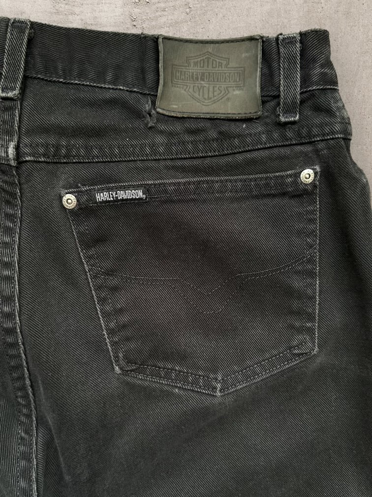 00s Harley Davidson Black Denim Jeans -32x31