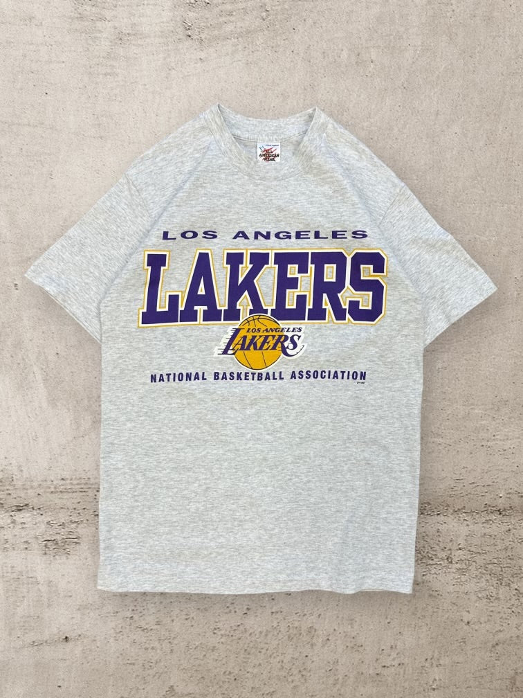 90s Los Angeles Lakers Graphic T-Shirt - Small