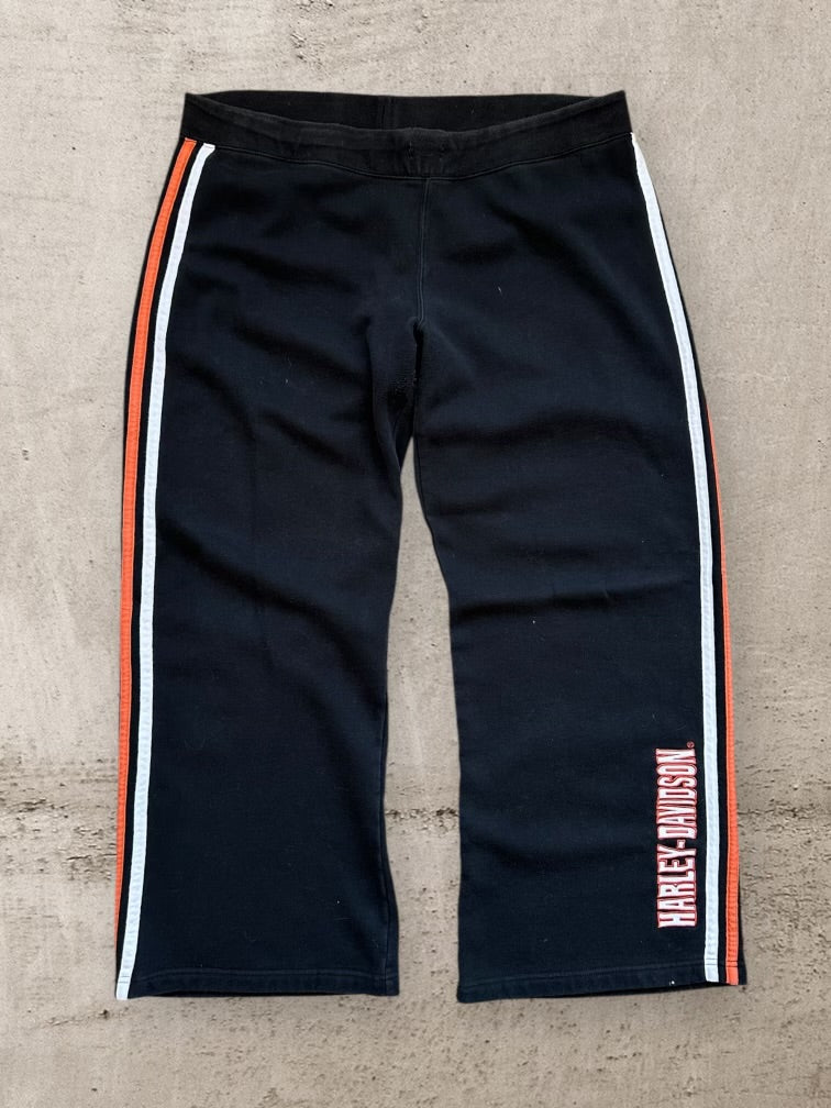 00s Harley Davidson Striped Sweat Pants - XL