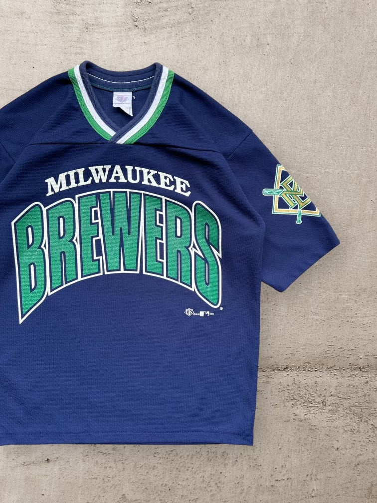 90s Milwaukee Brewers Baseball Jersey - Medium