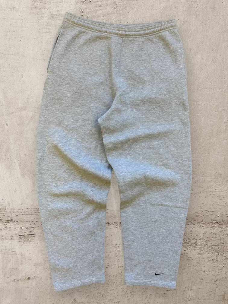90s Nike Heather Grey Sweatpants - 33x28