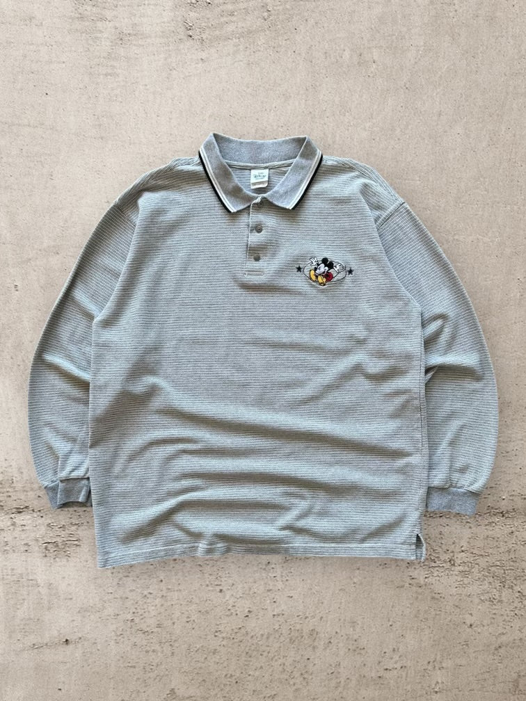 90s Mickey Mouse Polo Shirt - XXL