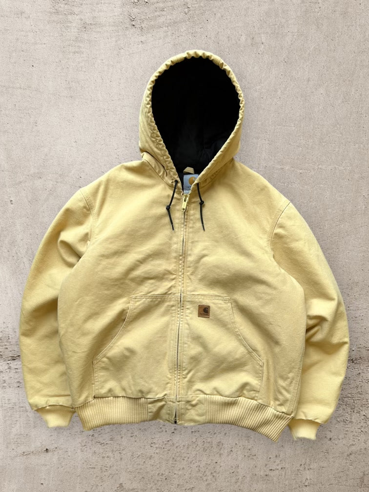 00s Carhartt サーマル裏地付きタン フード付きジャケット - L