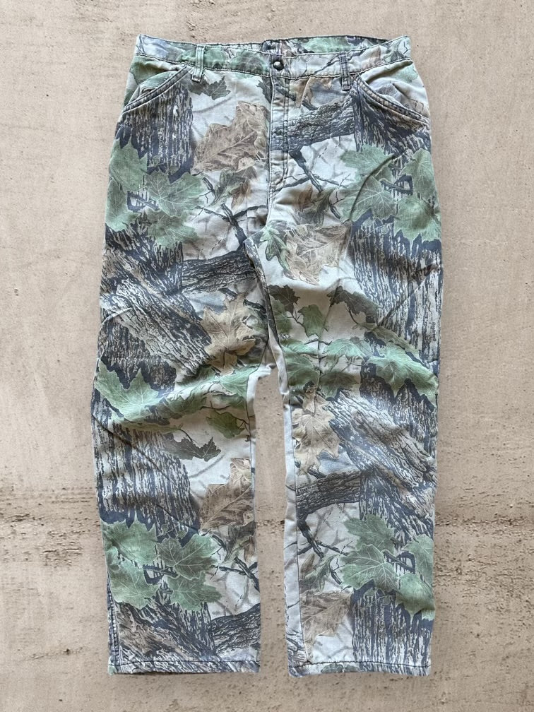 90s Duxbak Insulated Real Tree Camouflage Pants - 36