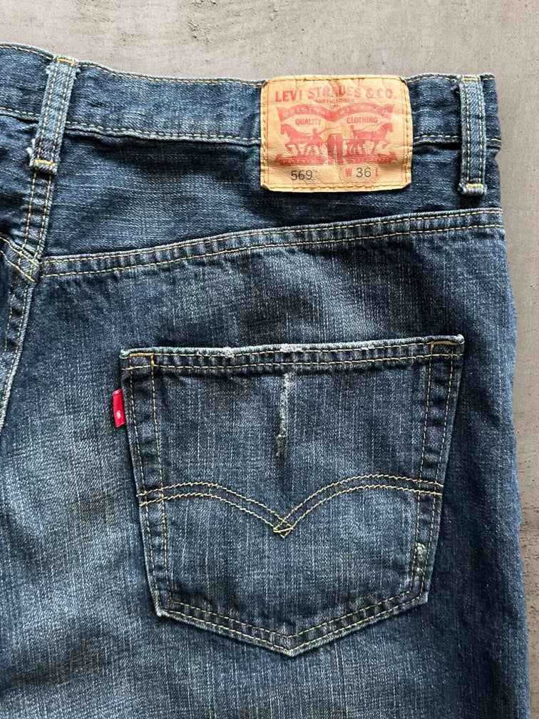 00s Levi’s 569 Denim Shorts - 36