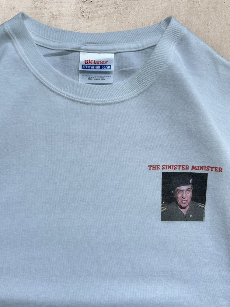 00s The Sinister Minister Baghdad Bobs Top 10 Graphic T-Shirt - Large