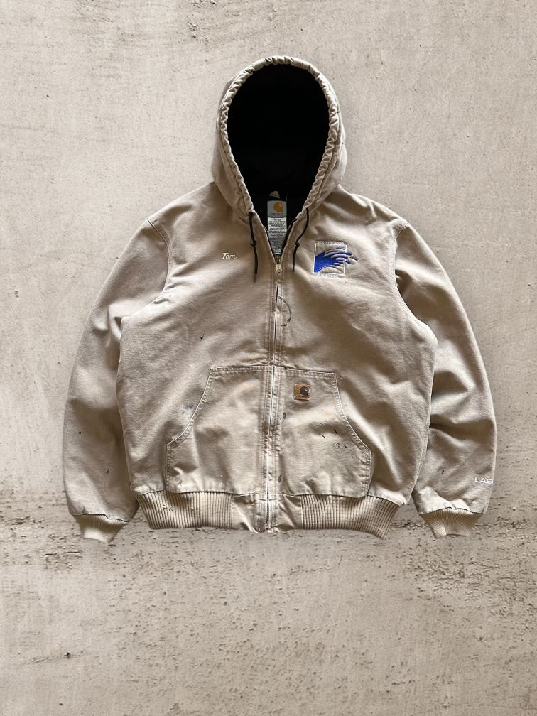 00s Carhartt Hooded Plumbing Inc. Jacket - XL