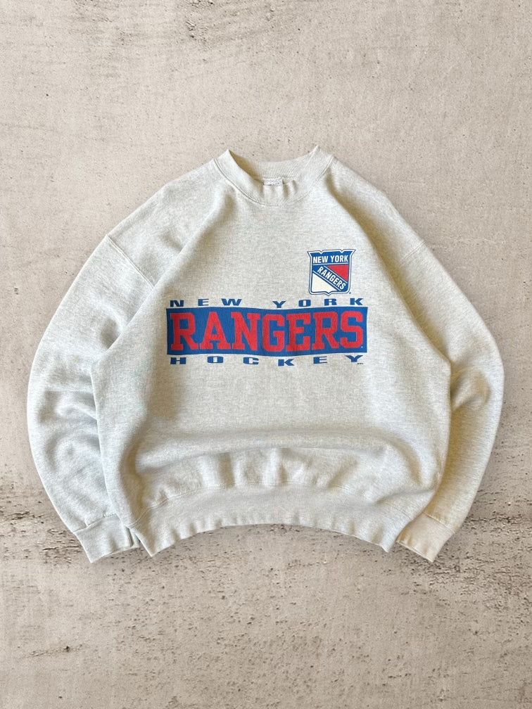 90s Salem New York Rangers Hockey Crewneck -