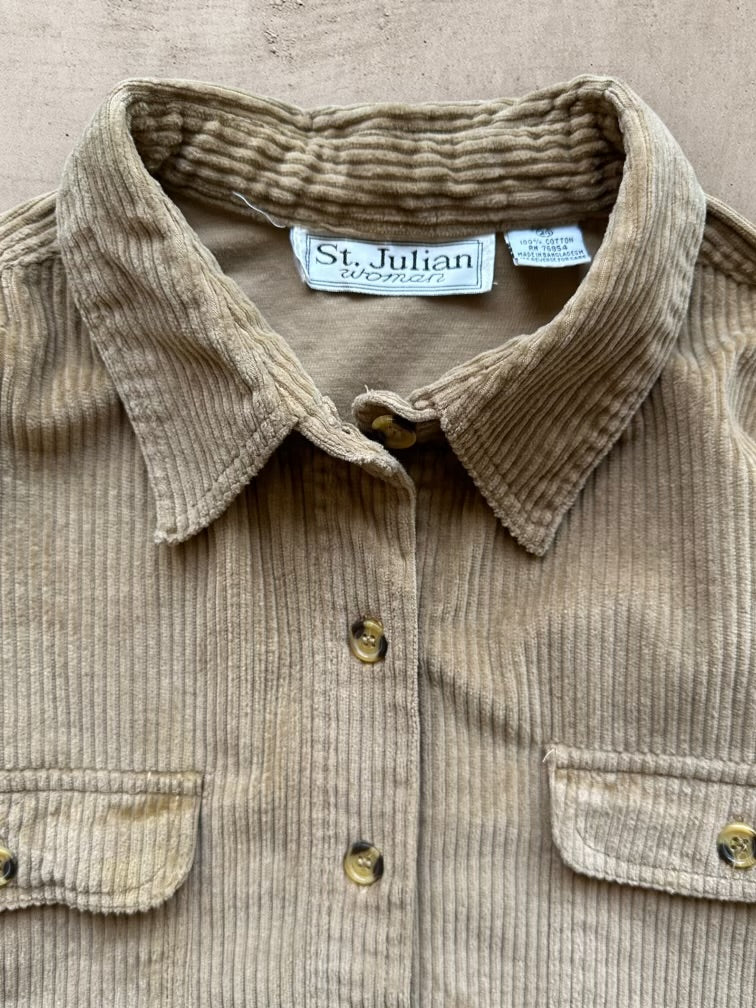 St Julian. Corduroy Button Up - XL