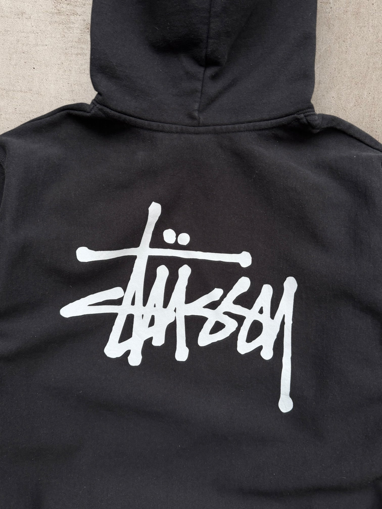 00s Stussy Script Hoodie - Medium