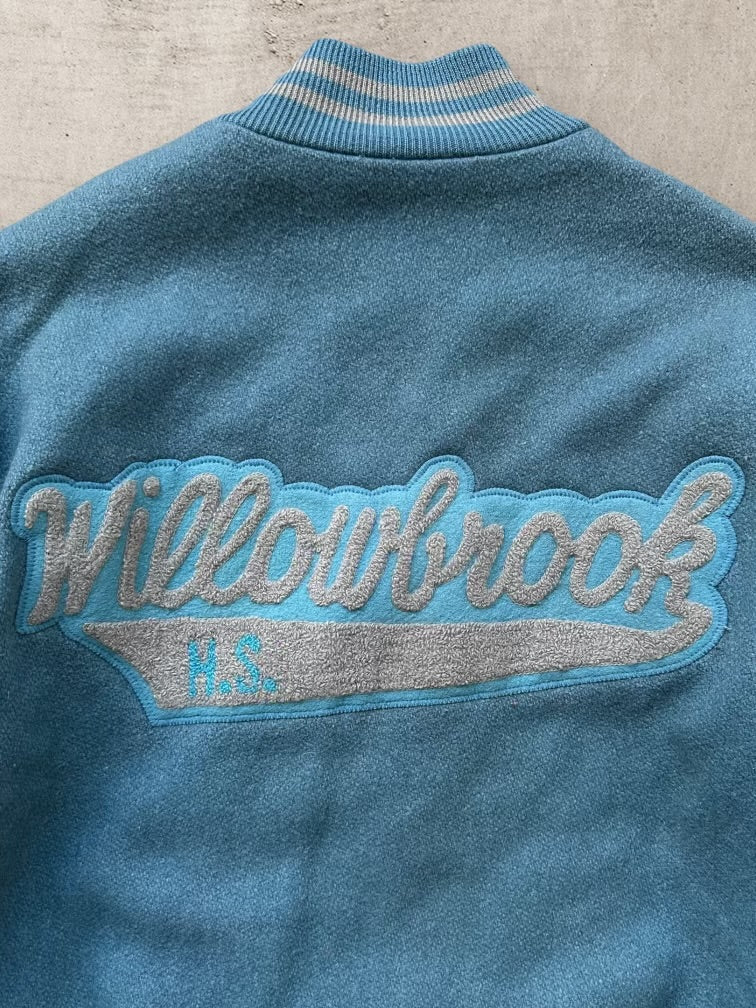 80s Holloway Willowbrook High School Varsity Jacket - Medium