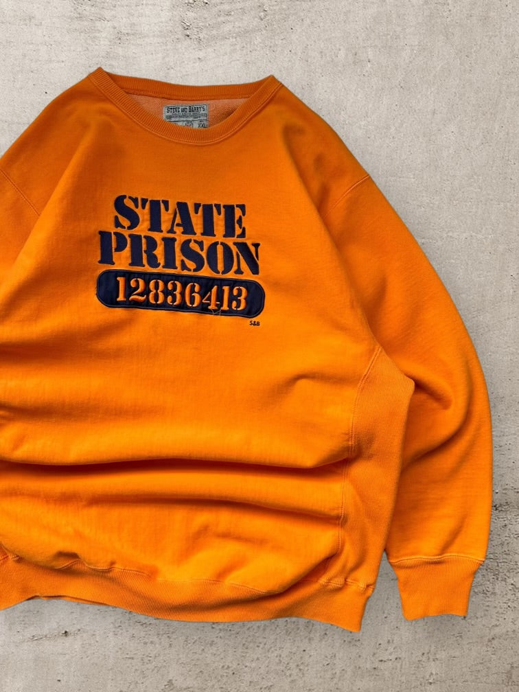 00s State Prison Embroidered Crewneck - XXL