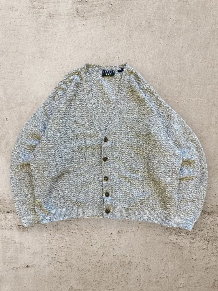 90s Trader Bay Knit Cardigan Sweater - XL