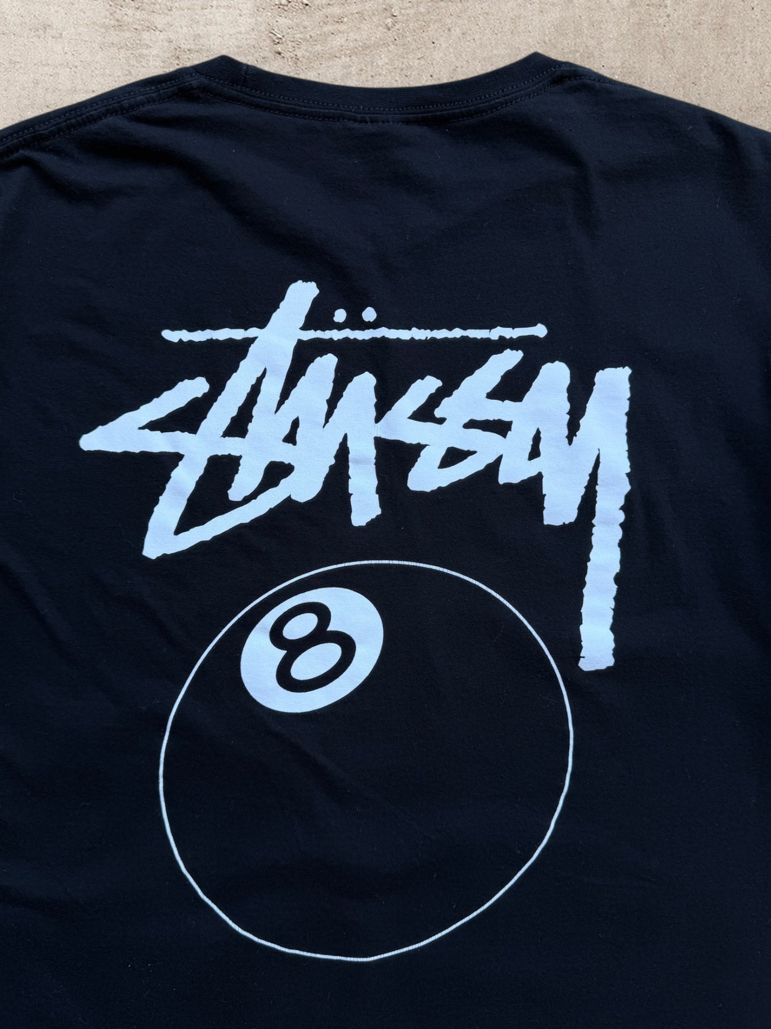 00s Stussy 8 Ball Graphic T-Shirt - Large
