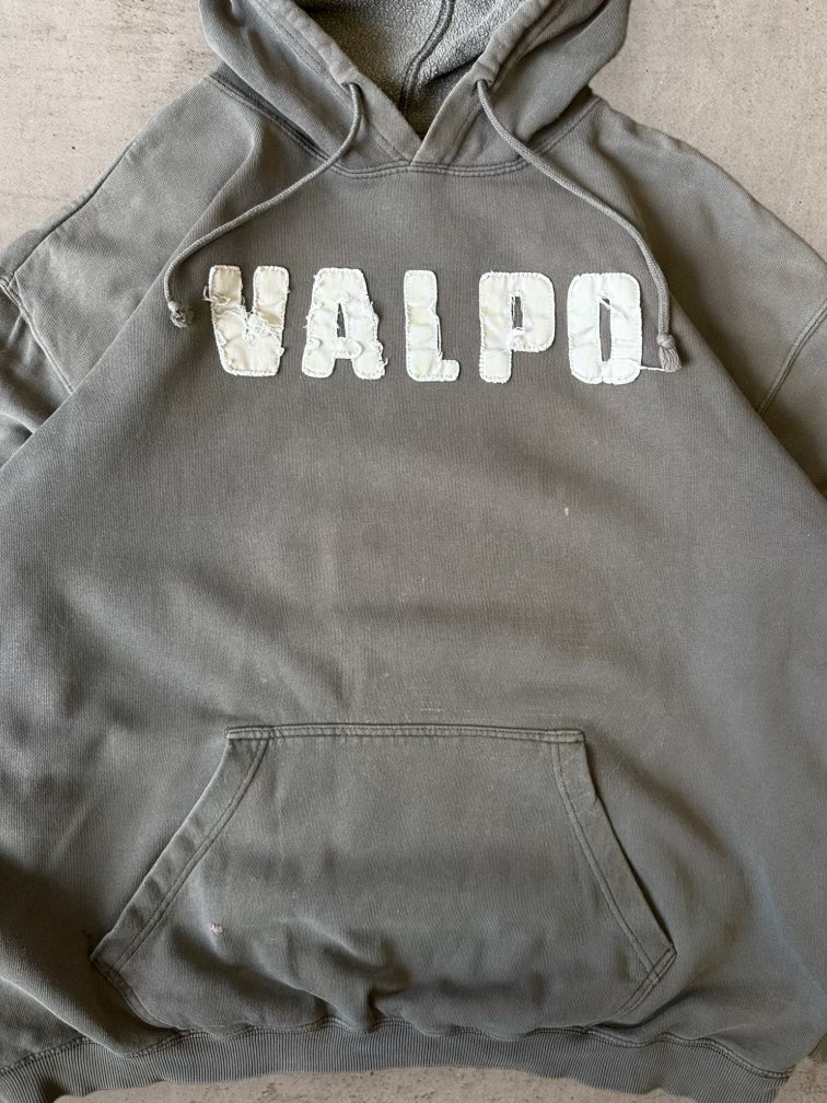 00s Valpo Dark Grey Hoodie - XL