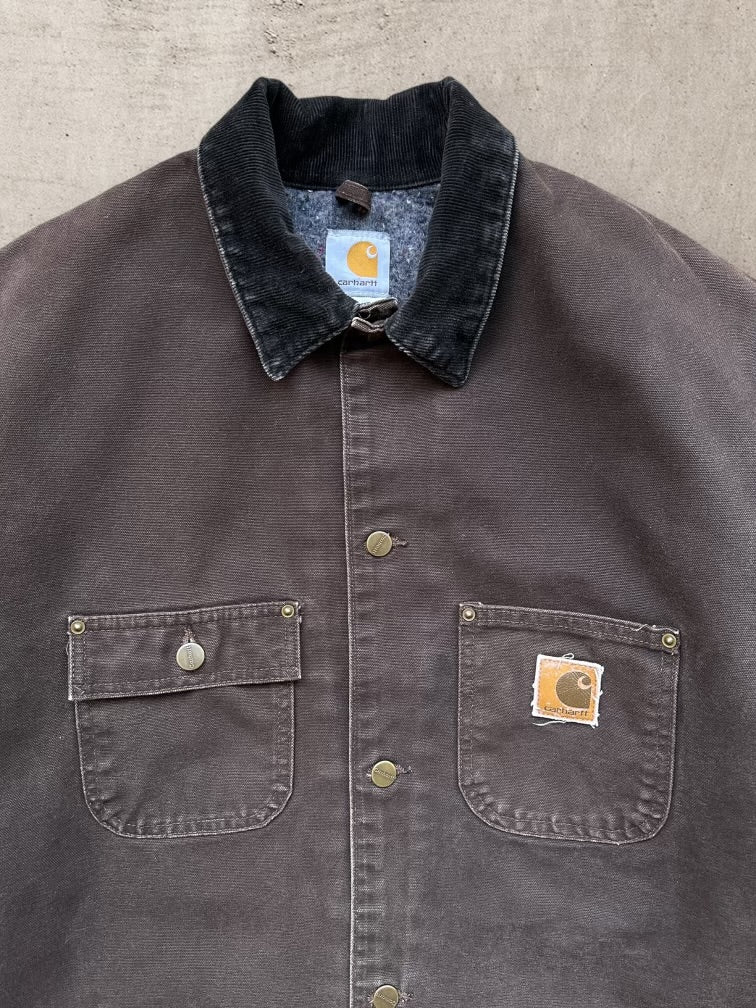 00s Carhartt Wool Lined Chore Jacket - XXL