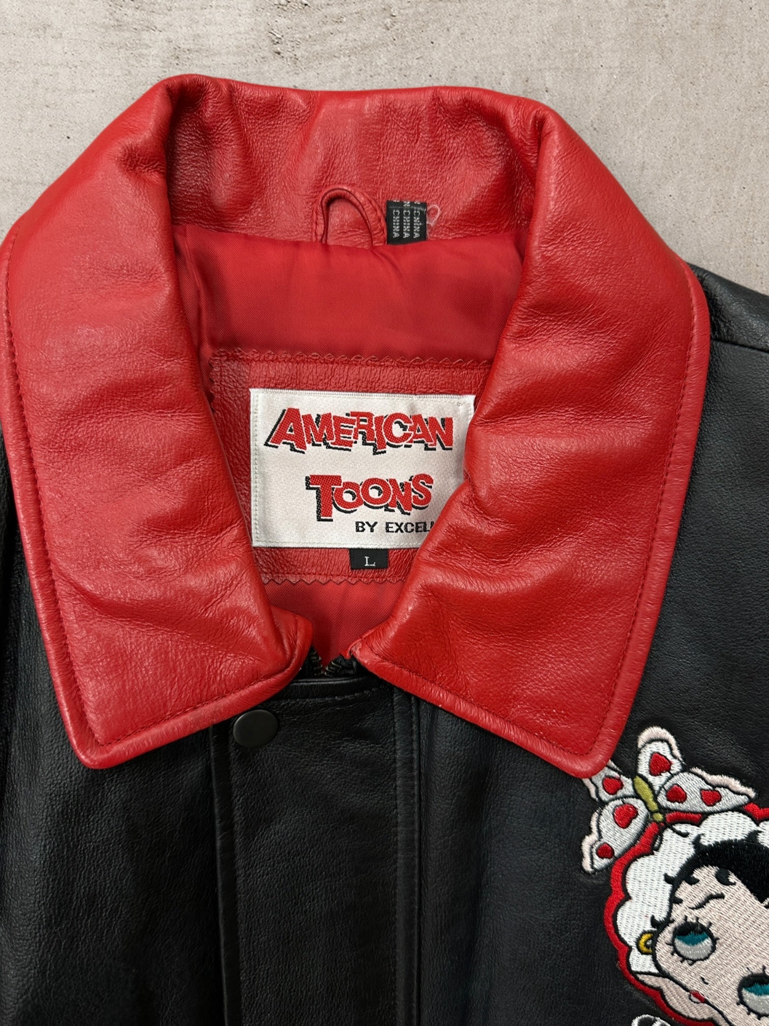 90s American Toons Betty Boop Leather Jacket - XL – The Juncture