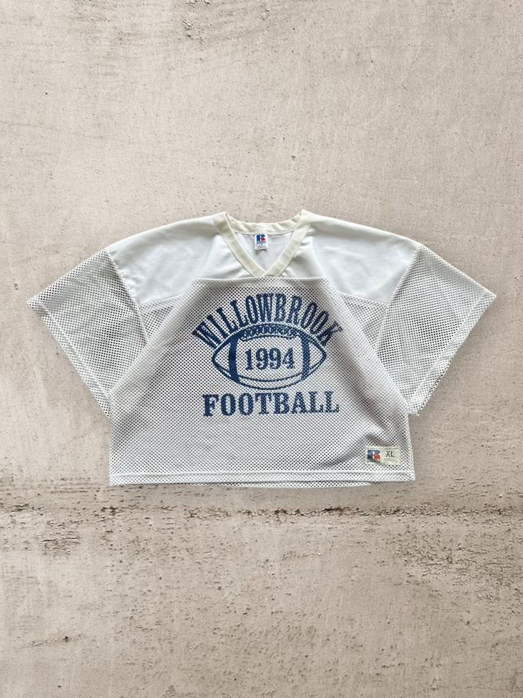 90s Russell Athletics Willowbrook Football Mesh Jersey - Large