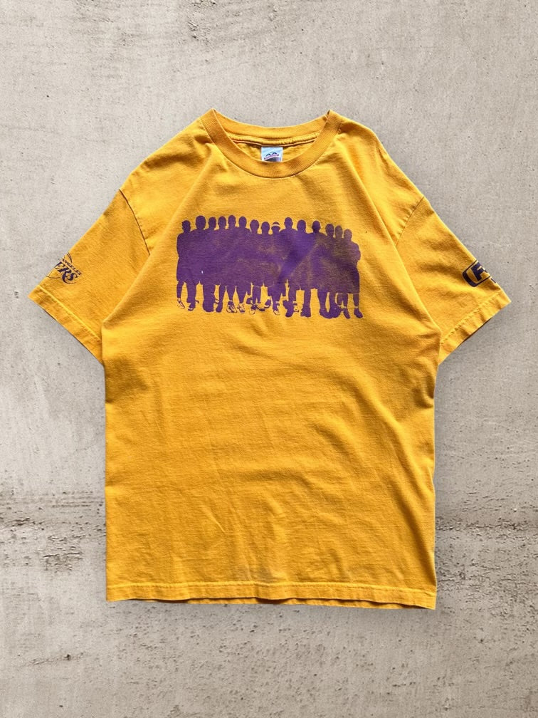00s Los Angeles Lakers Shadows Graphic T-Shirt - Large