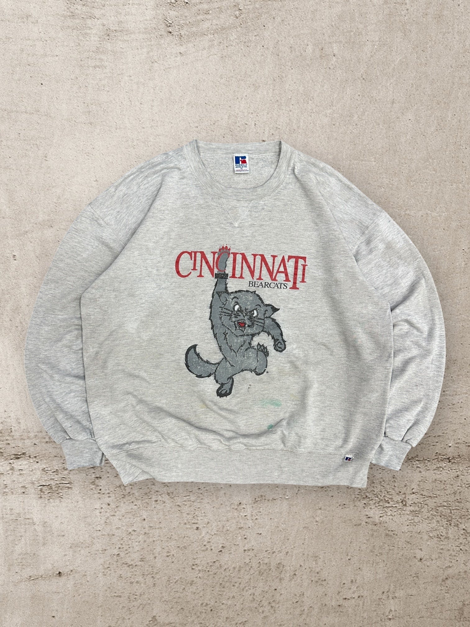 90s Russell Athletic Cincinnati Bearcats Crewneck - XL