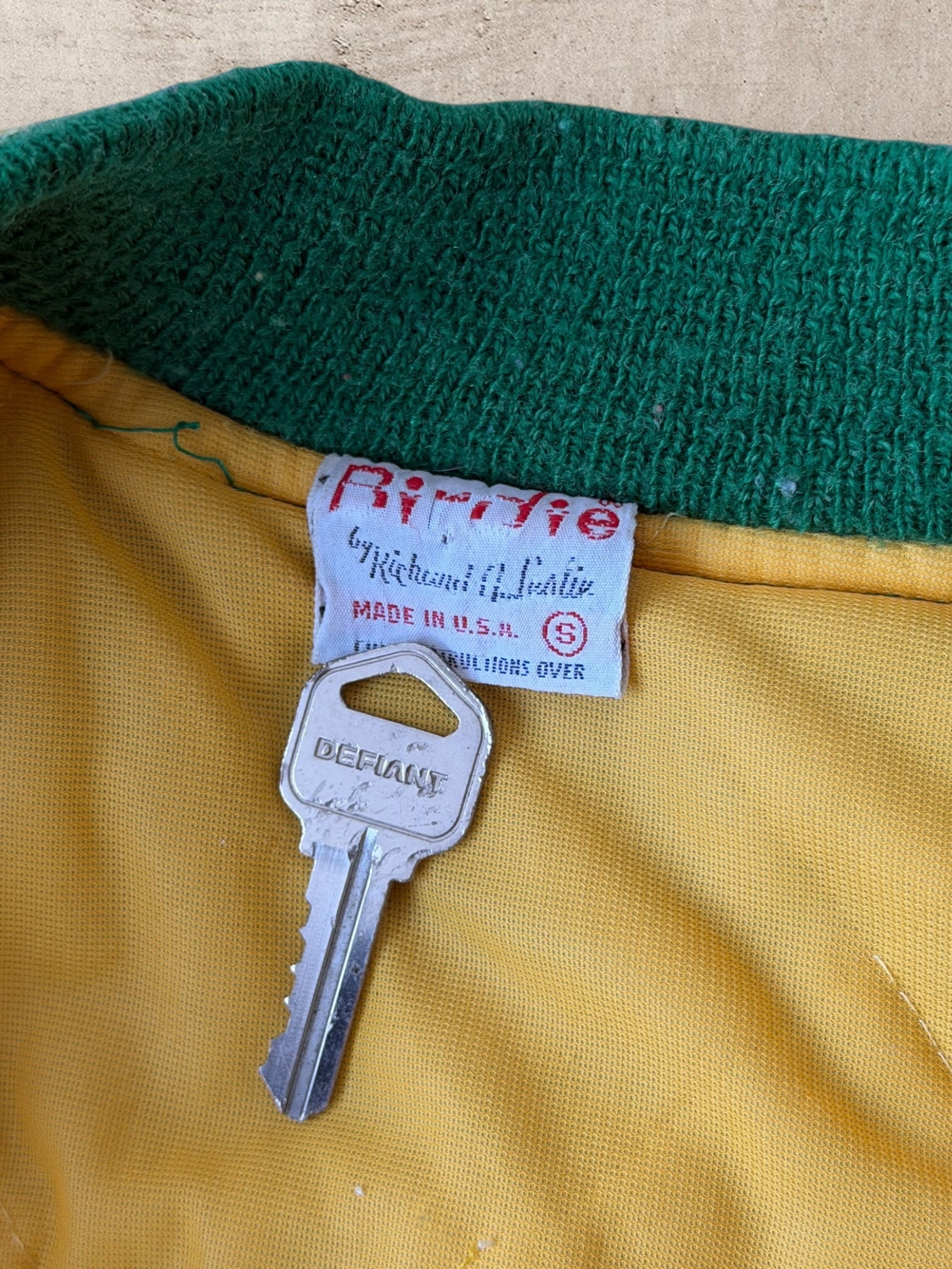 70s/80s York Swimming Button Up Satin Jacket - Medium