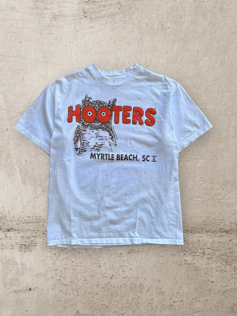 90s Hooters Myrtle Beach Graphic T-Shirt - Medium