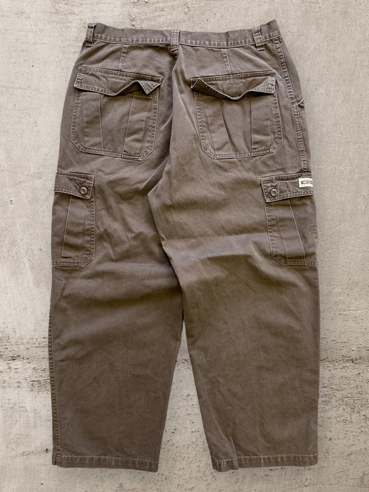 00s Mac Sports Brown Cargo Pants - 34x28