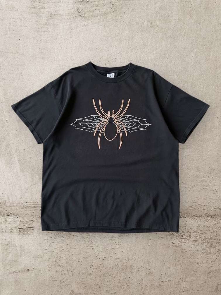 90s Spider Graphic T-Shirt - XL