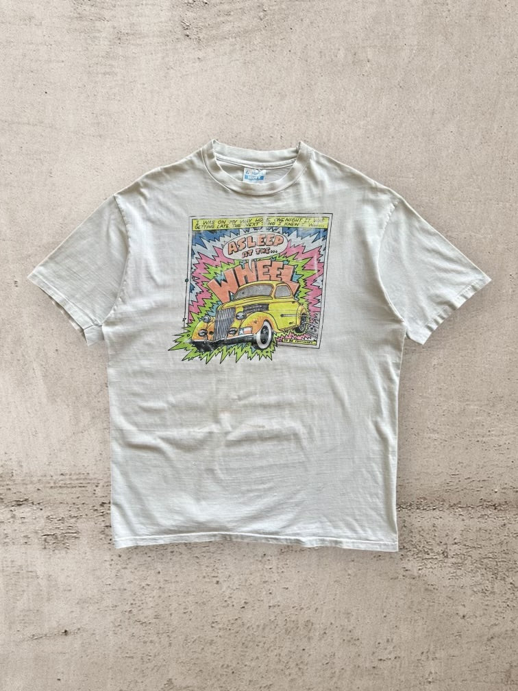 90s Asleep At The Wheel Comic Graphic T-Shirt - XL