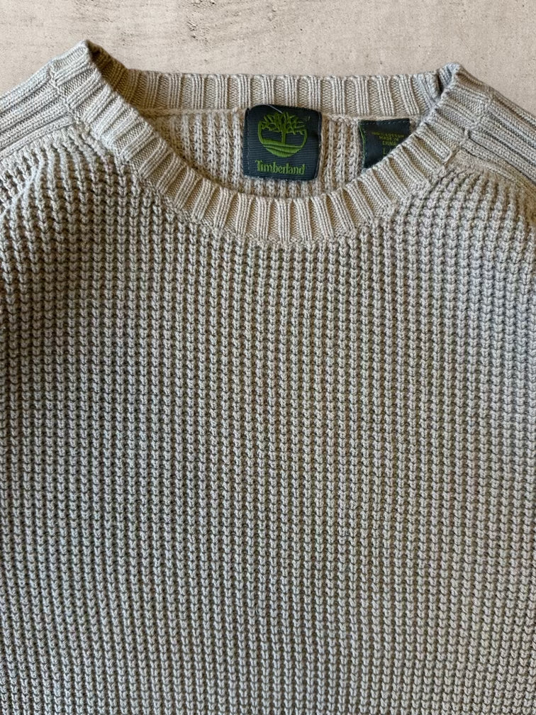 00s Timberland Light Beige Knit Sweater - Large