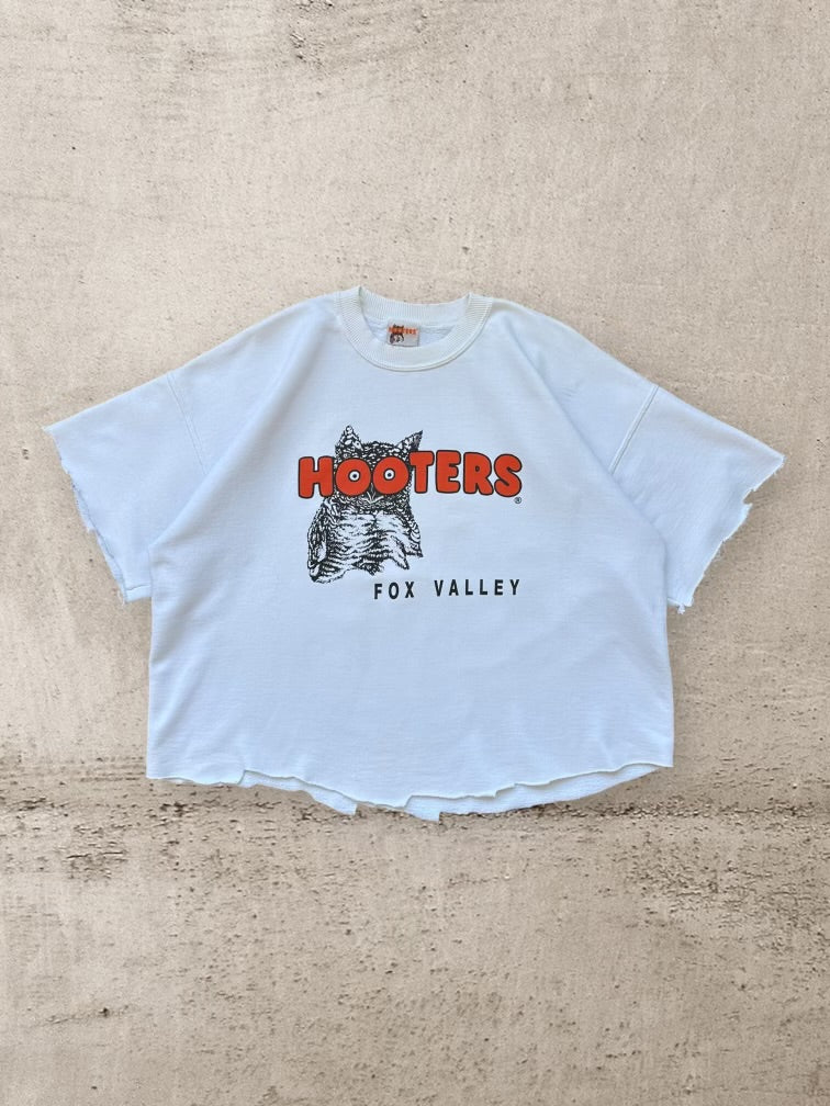 90s Hooters Cut Off Crewneck - Large