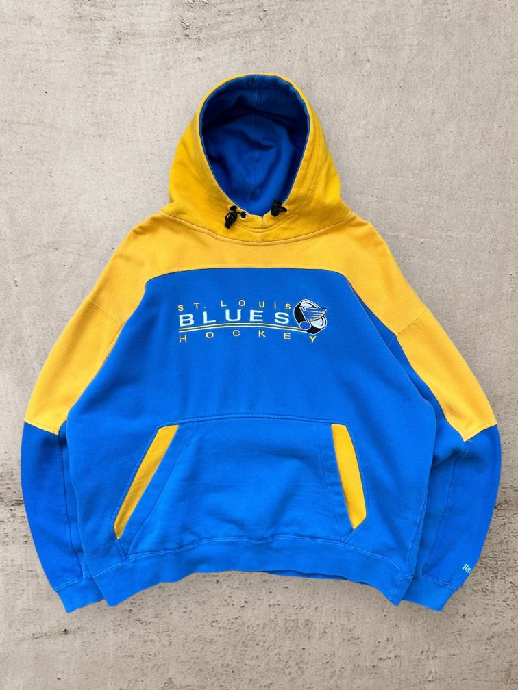 00s St. Louis Blues Color Block Hoodie - XL