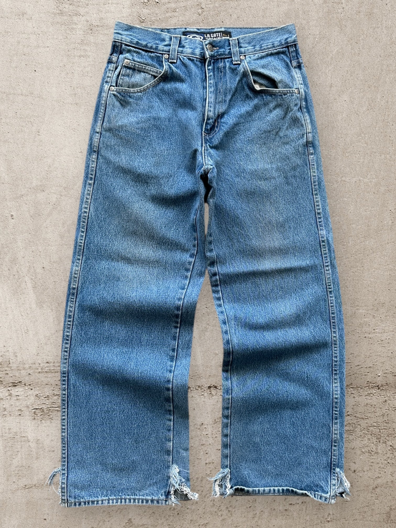 90s L.A Gate Baggy Denim Jeans - 30x30 – The Juncture