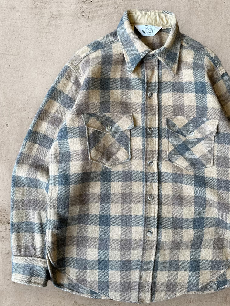 90s Woolrich Plaid Wool Flannel - Large