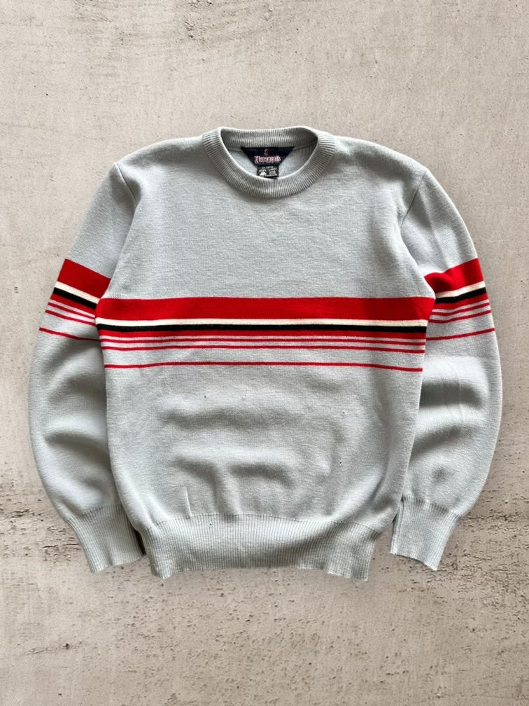 80s Herman Wool Striped Sweater - Medium