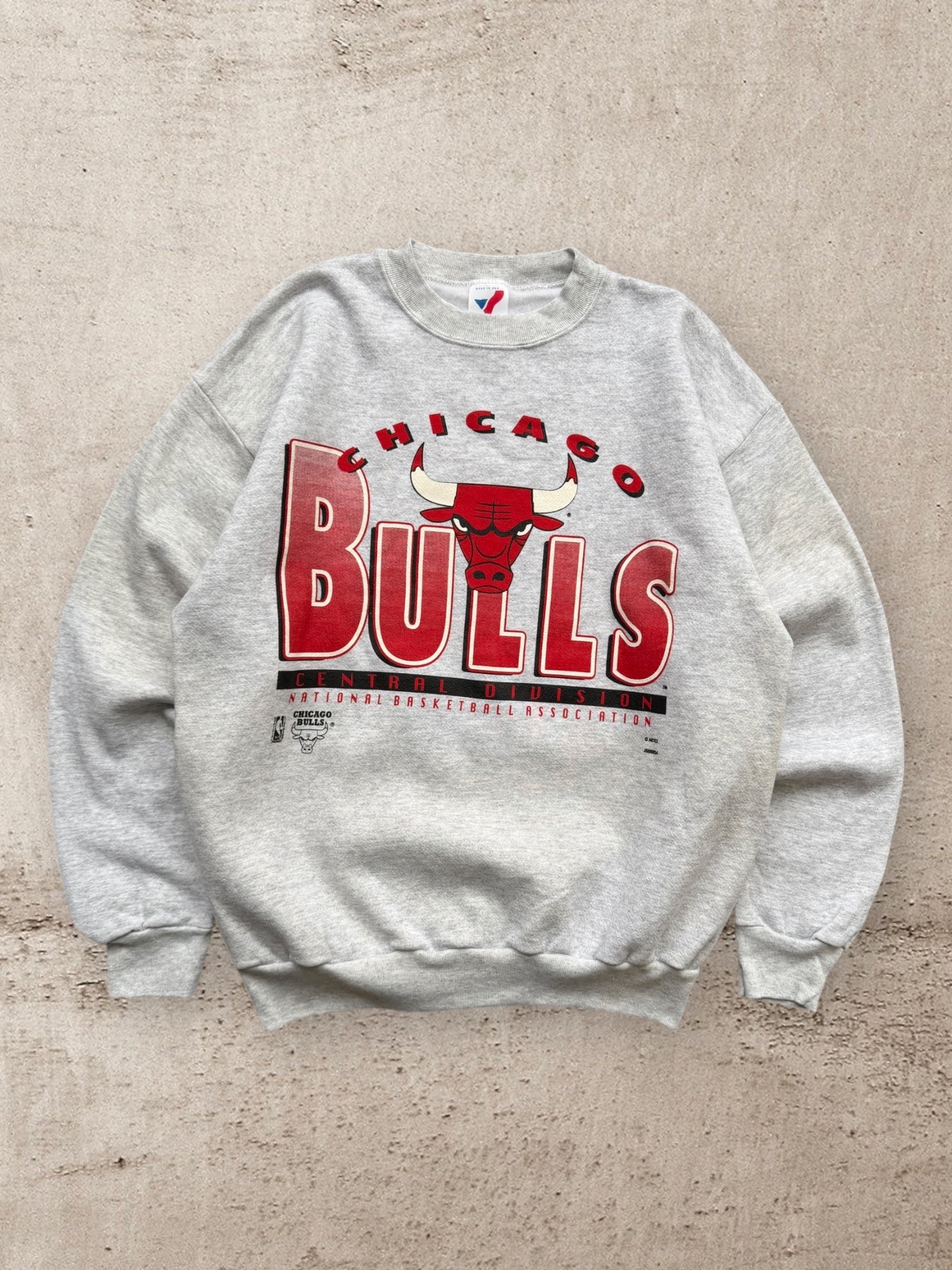 90s Chicago Bulls Graphic Crewneck - Large