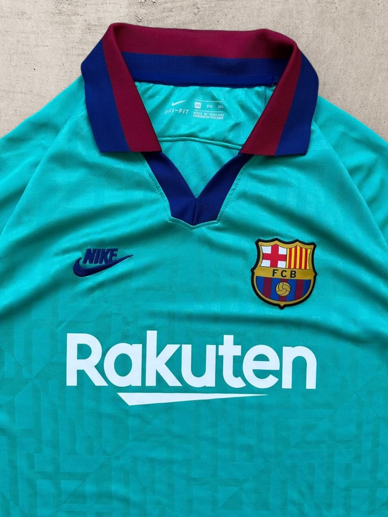 00s Nike Barcelona Soccer Jersey - XL