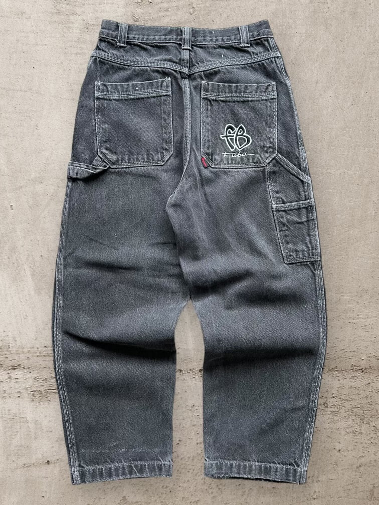 00s Fubu Black Carpenter Denim Jeans - 28x26