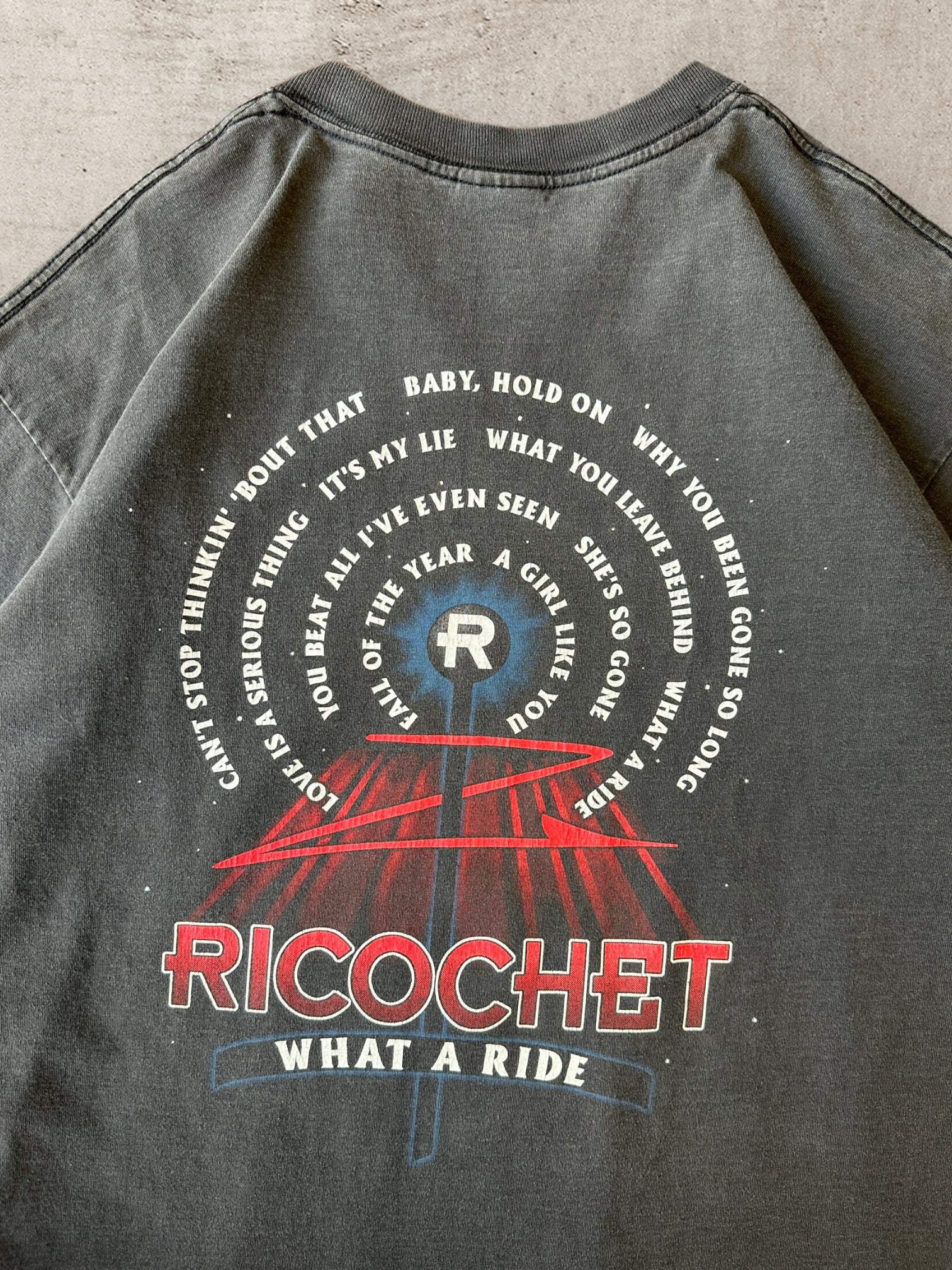 90s Ricochet What A Ride Tour T-Shirt - XL