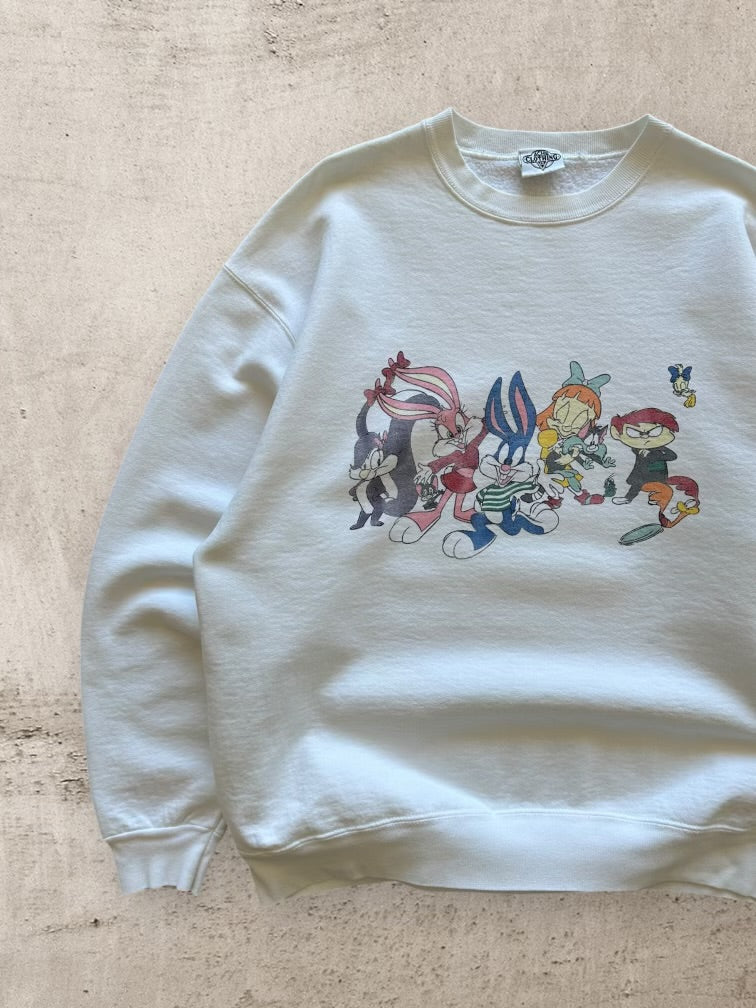 90s Tiny Tunes Graphic Crewneck - Large